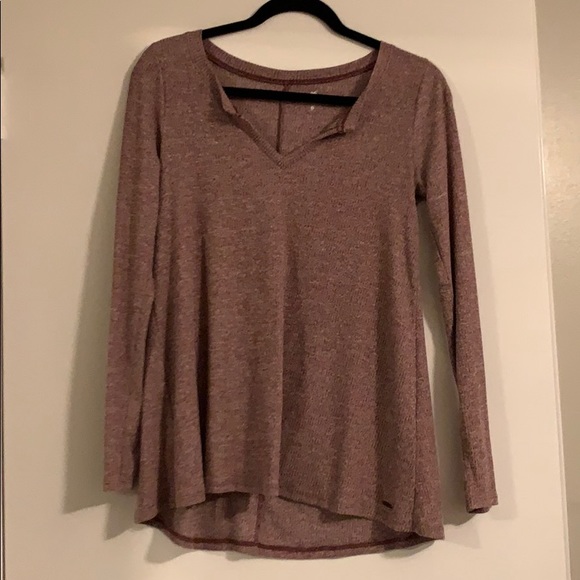 A purple/red light weight long sleeve T-shirt - Picture 1 of 1